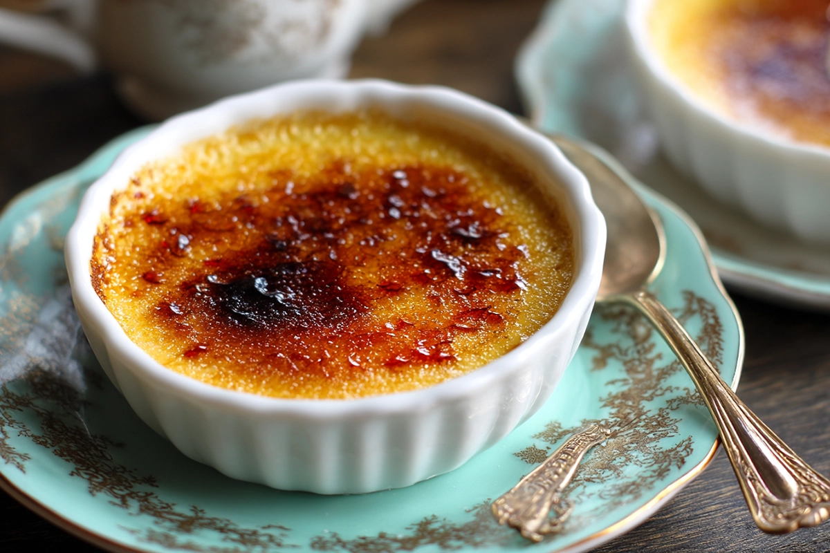 Crème brûlée à la vanille