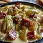 Fondue d’endives aux saucisses fumées