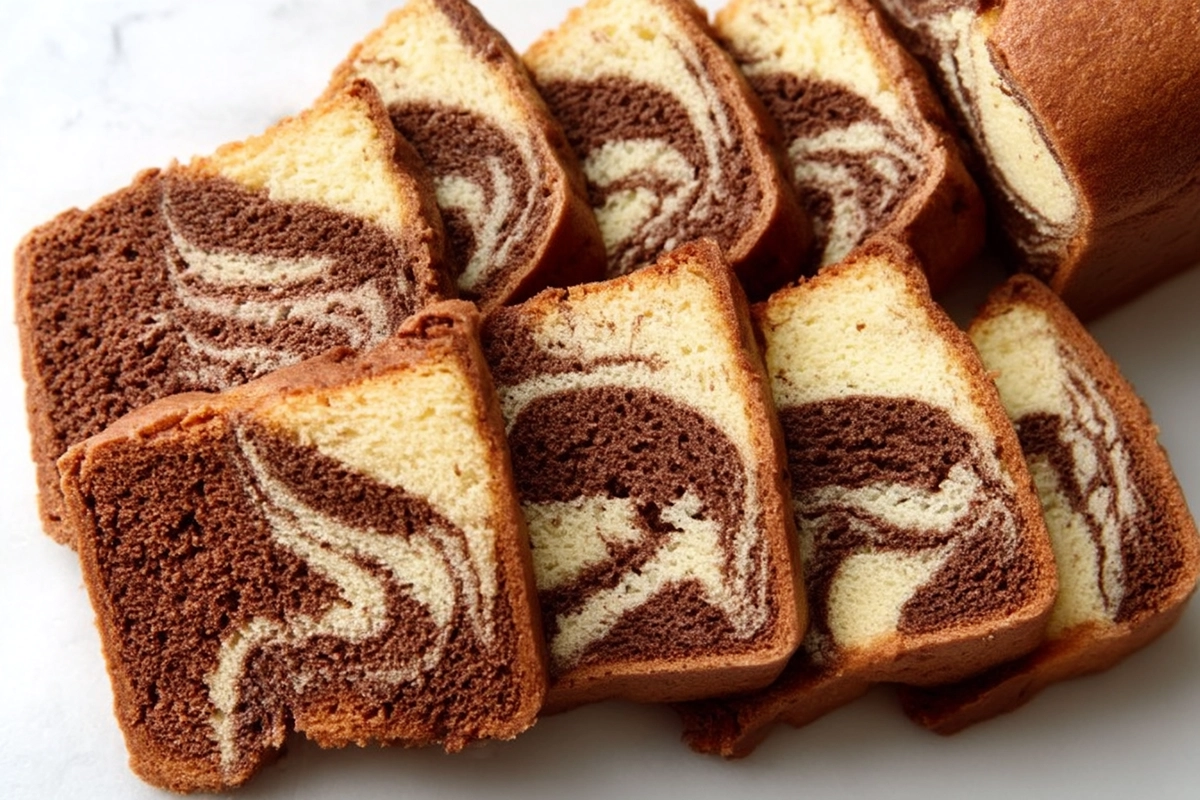 Gâteau Marbré au Chocolat