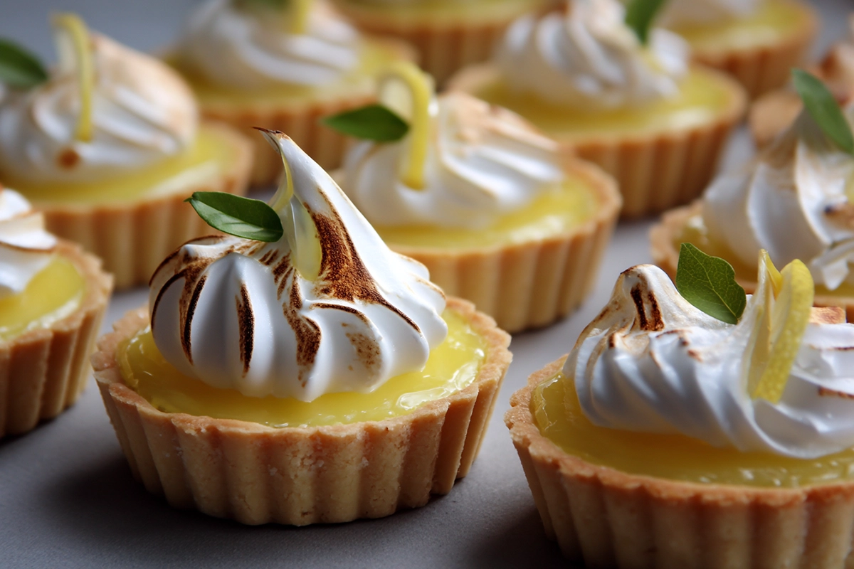 Mini tartelettes au citron meringuées