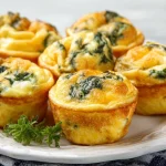 Muffins Quiche Épinards