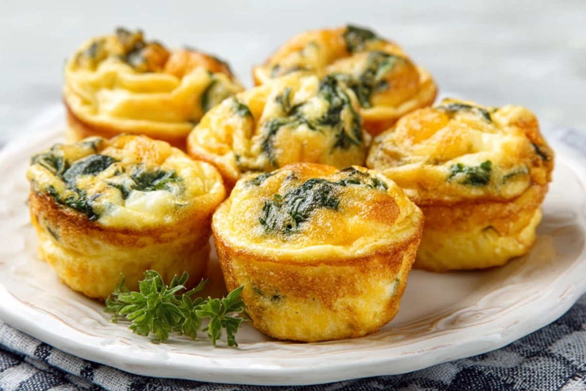 Muffins Quiche Épinards