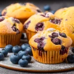 Muffins aux myrtilles