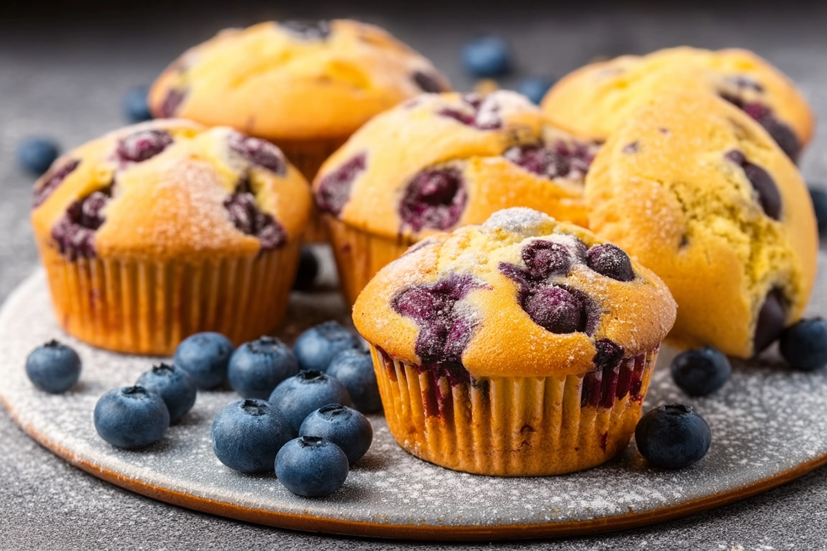 Muffins aux myrtilles