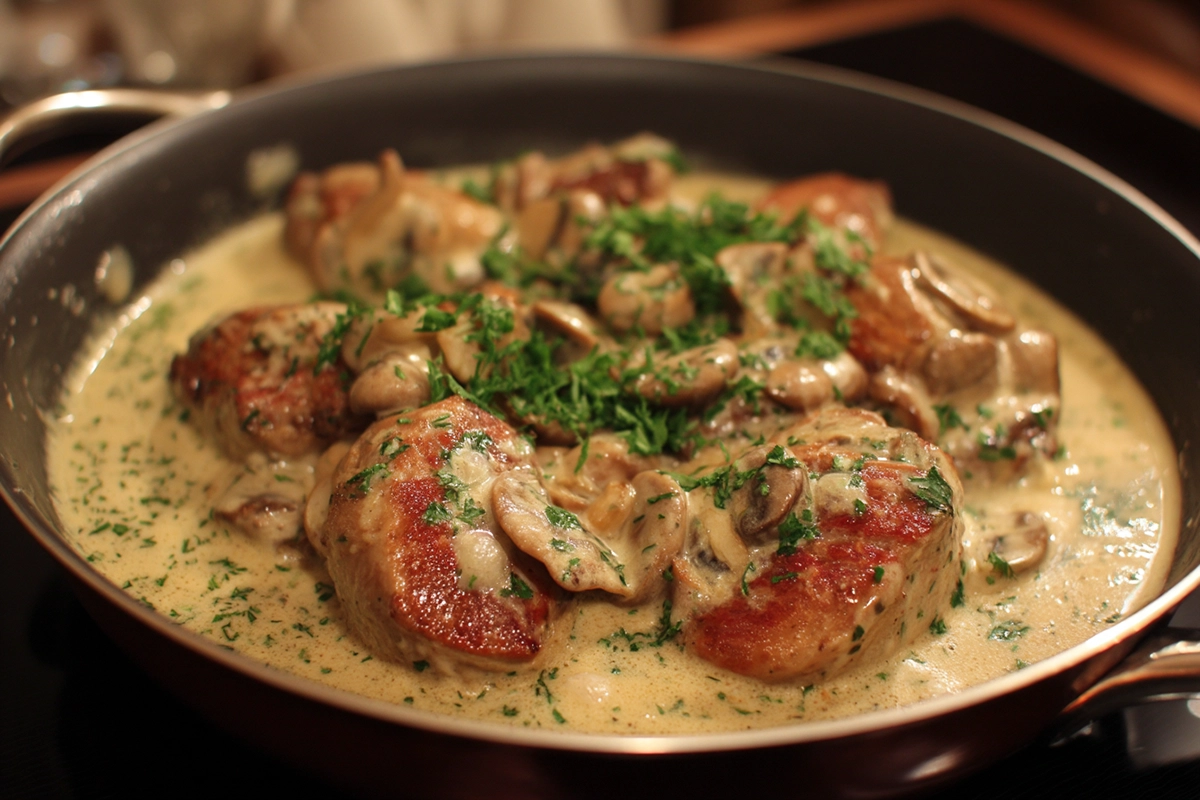Paupiettes de veau à la crème
