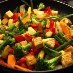 Poêlée de légumes à l’ail et thym