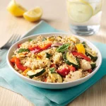 Salade de quinoa et légumes grillés