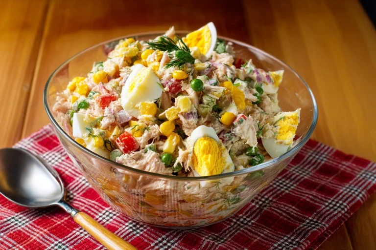 Salade de riz et thon