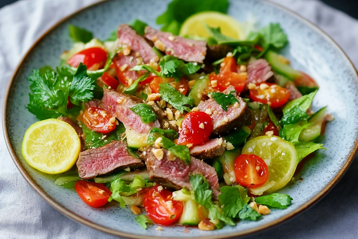 Salade thaï de bœuf