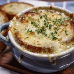 Soupe à l’oignon gratinée
