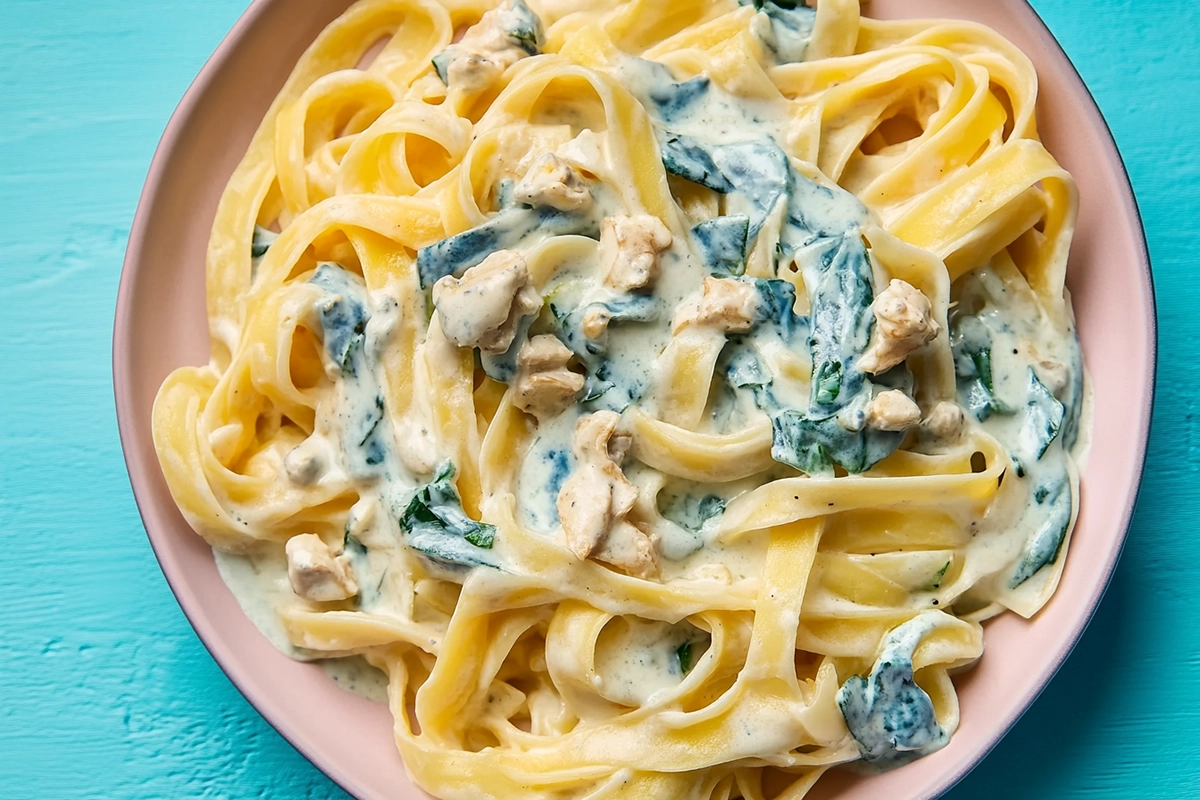 Tagliatelles sauce au bleu