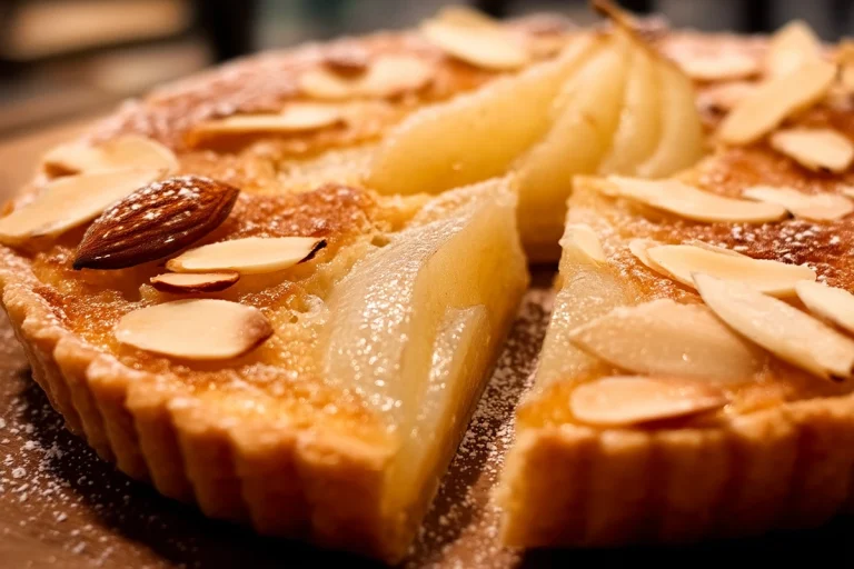 Tarte aux Poires à l'Amande