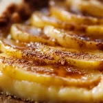 Tarte aux pommes façon crème brûlée
