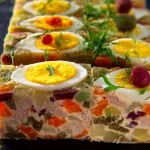 Terrine macédoine œufs durs