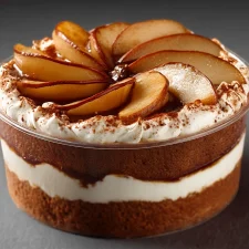 Tiramisu Gourmand aux Poires et Caramel Beurre Salé