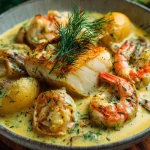Blanquette poissons lait coco
