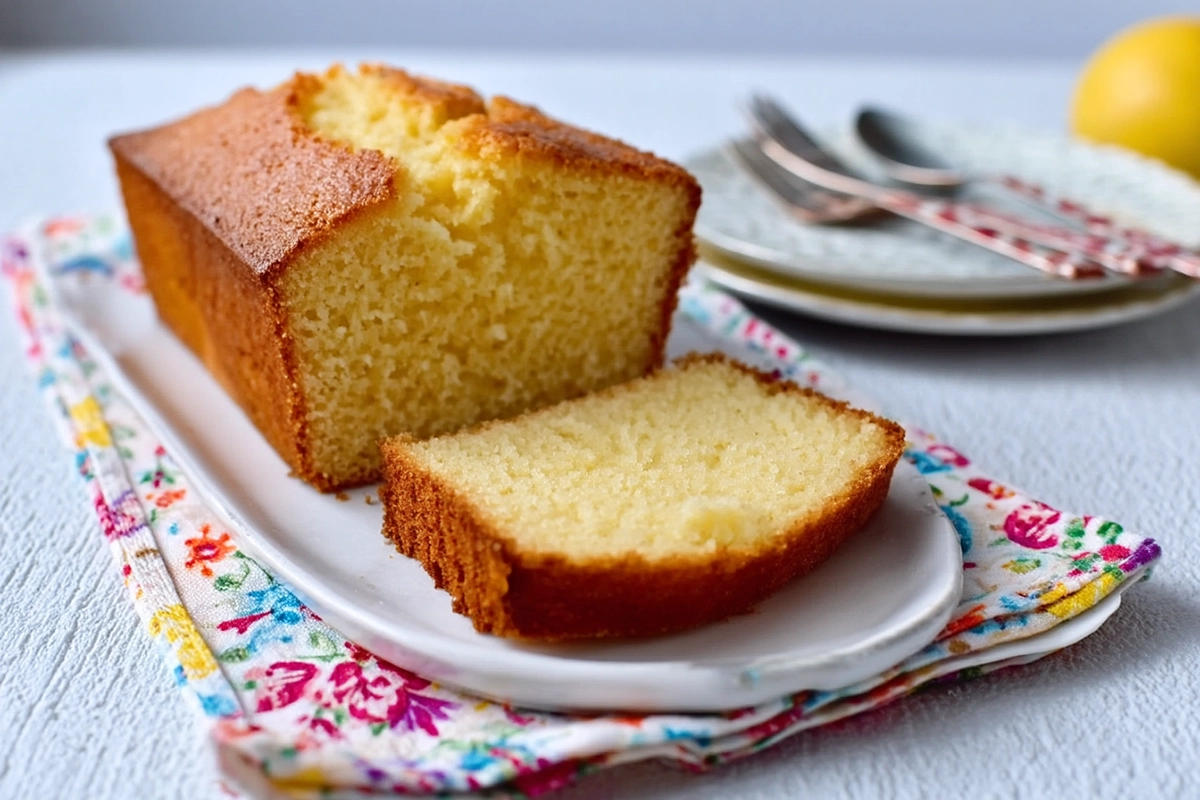 Cake au citron et aux amande