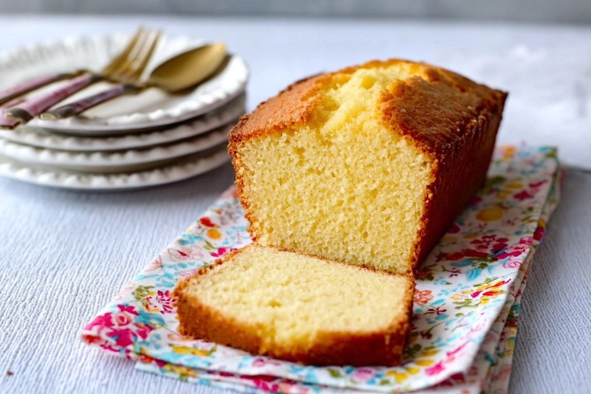 Cake au citron et aux amandes