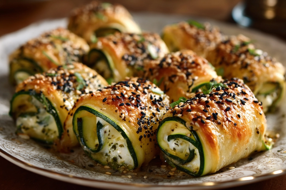 Cigares Croquants aux Courgettes et Fromag