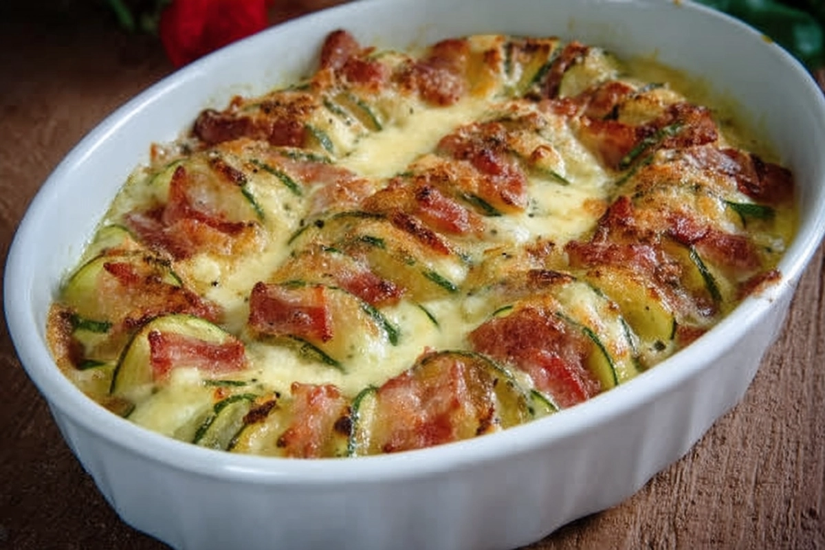Clafoutis courgettes tomates mozzarella