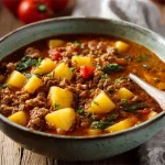 Viande Hachée et Pommes de Terre