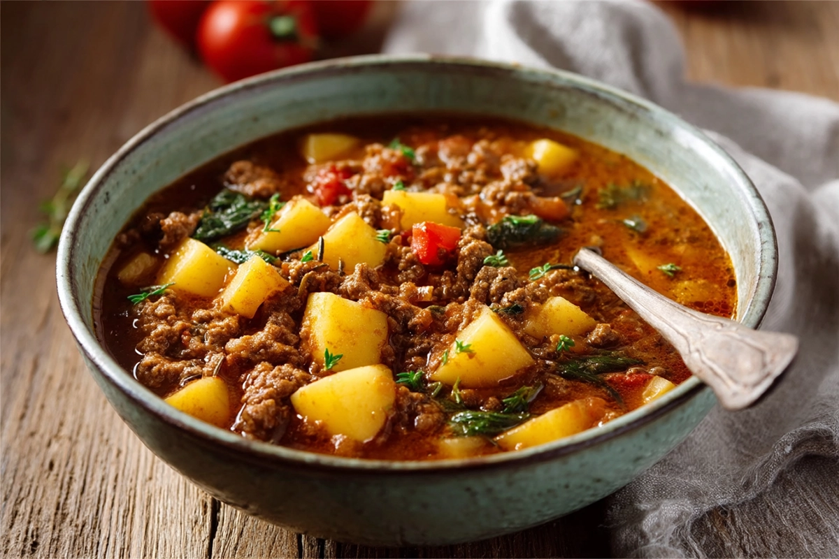 Viande Hachée et Pommes de Terre