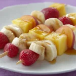 brochettes de fruits