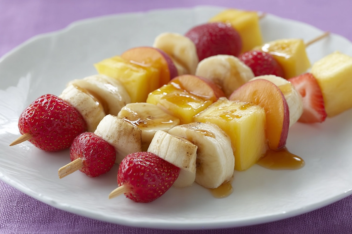 brochettes de fruits
