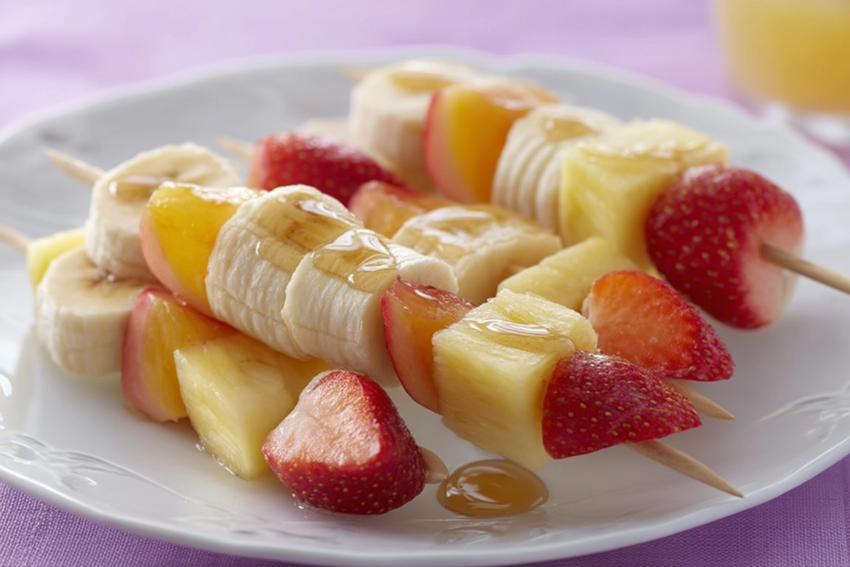 brochettes de fruits