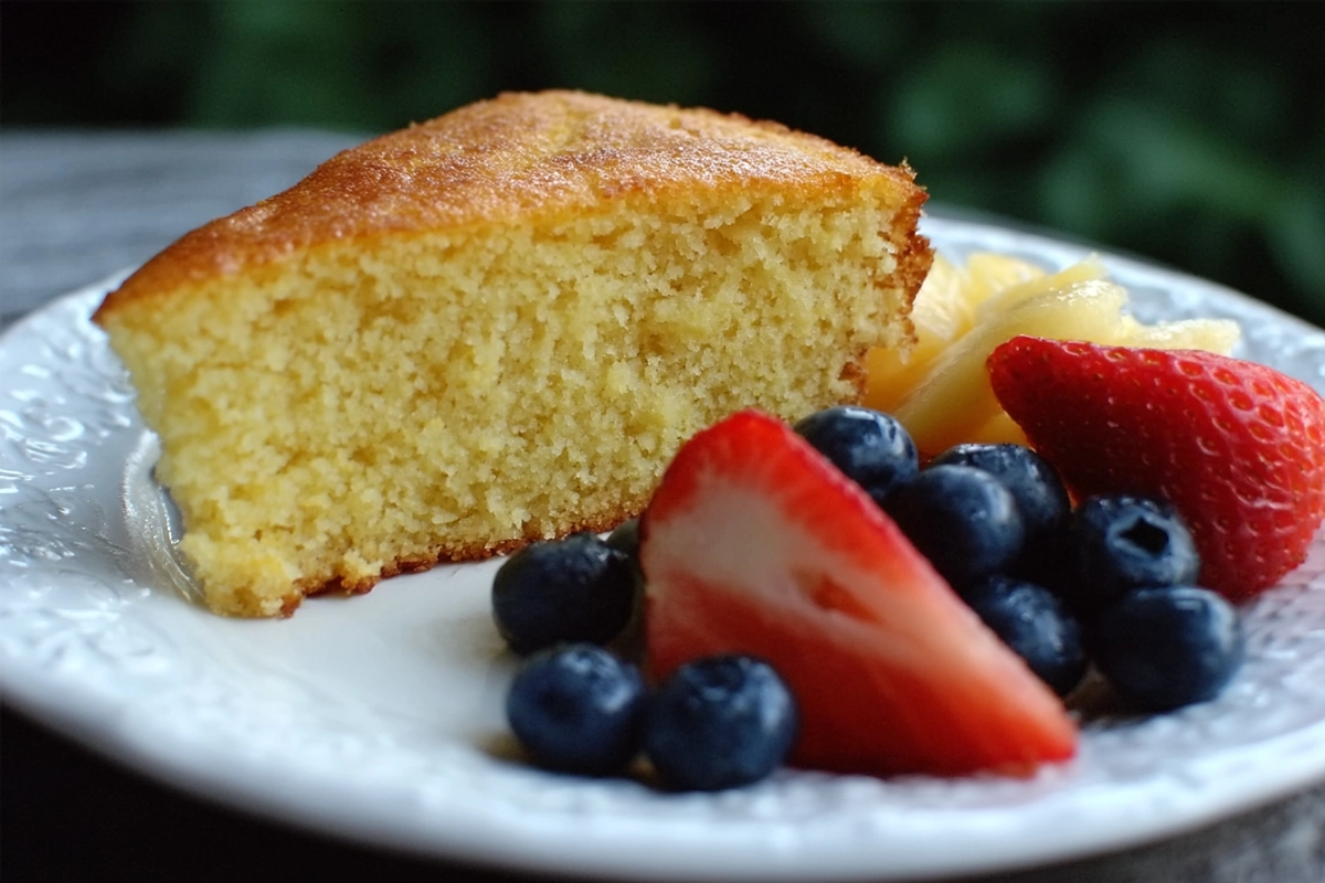 gateau léger pour accompagner salade de fruits