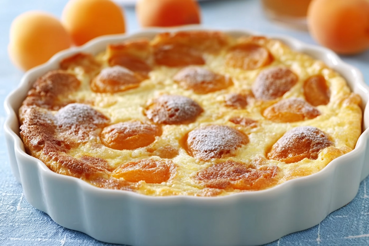 Clafoutis amandine aux mirabelles sans lait et sans