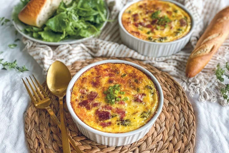 Clafoutis aux courgettes et au chorizo