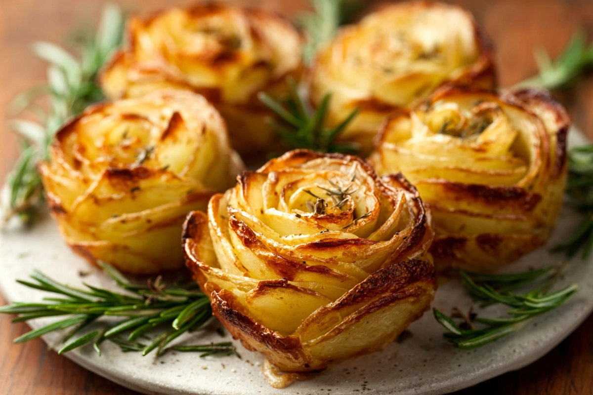 Crispy Potato Roses