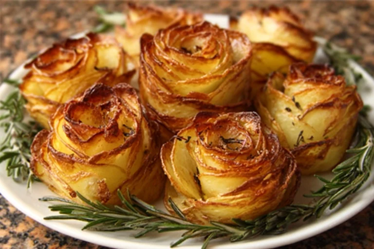 Crispy Potato Roses