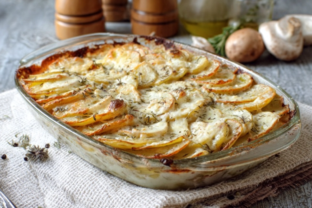 Gratin de courgettes et viande hachée