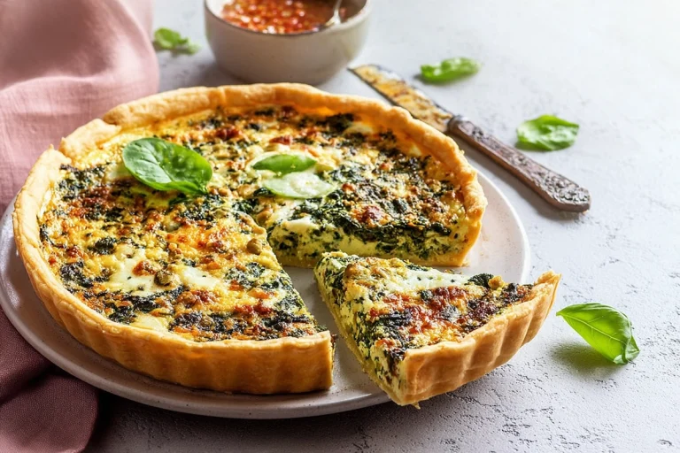 Quiche Boursin et Épinards