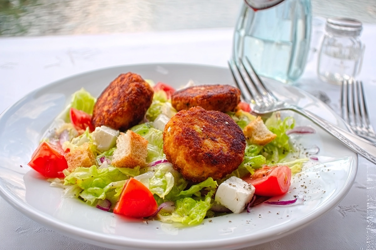 Salade de chèvre chaud facile