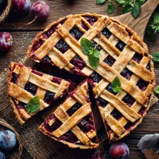 Tarte quadrillée aux prunes : un dessert familial simple et délicieux pour l’été !