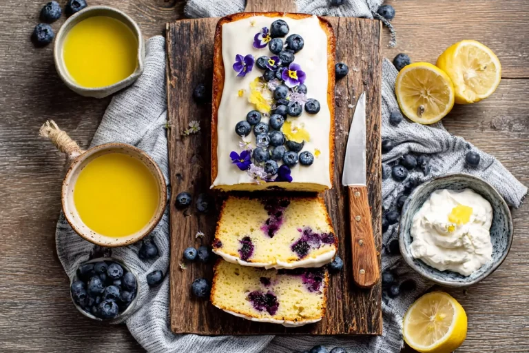 cake citron myrtilles