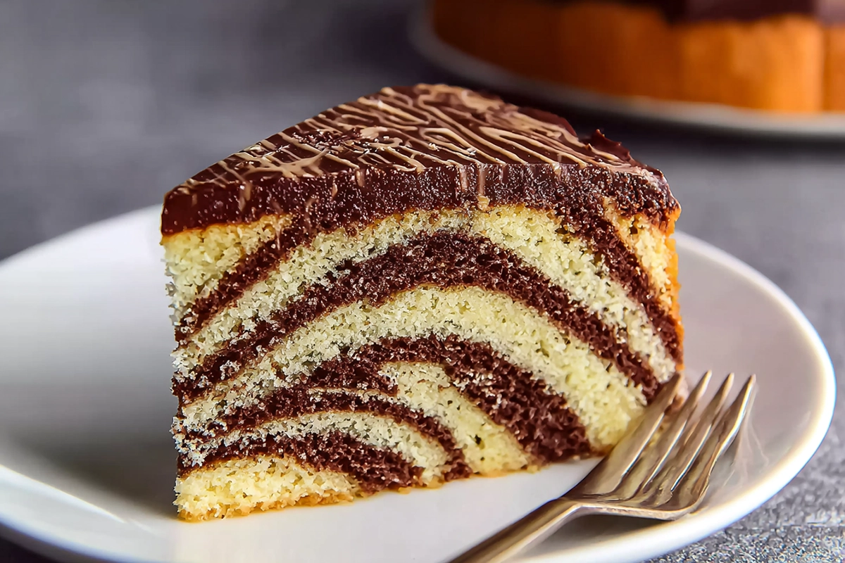gâteau zèbr