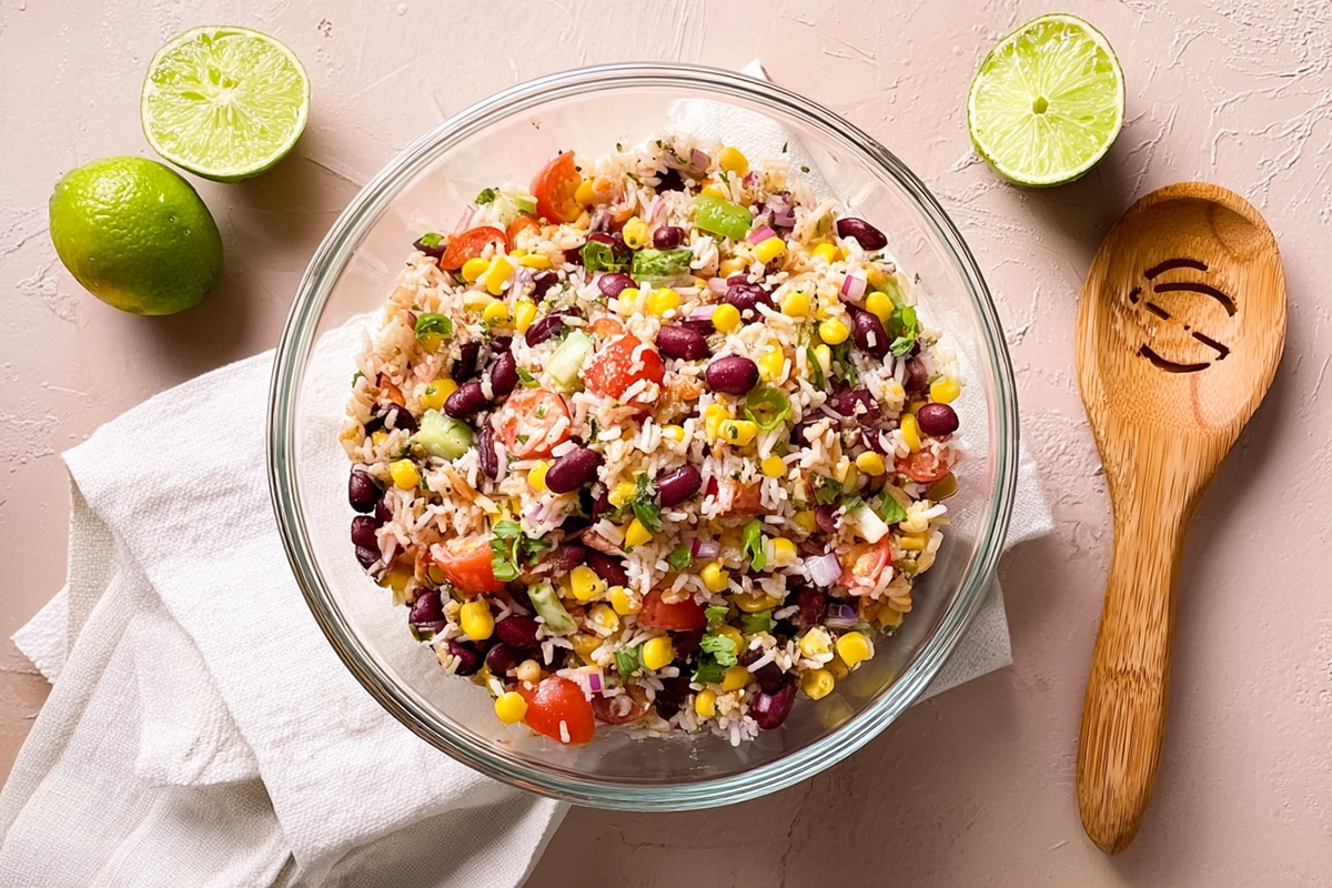salade de riz mexicaine