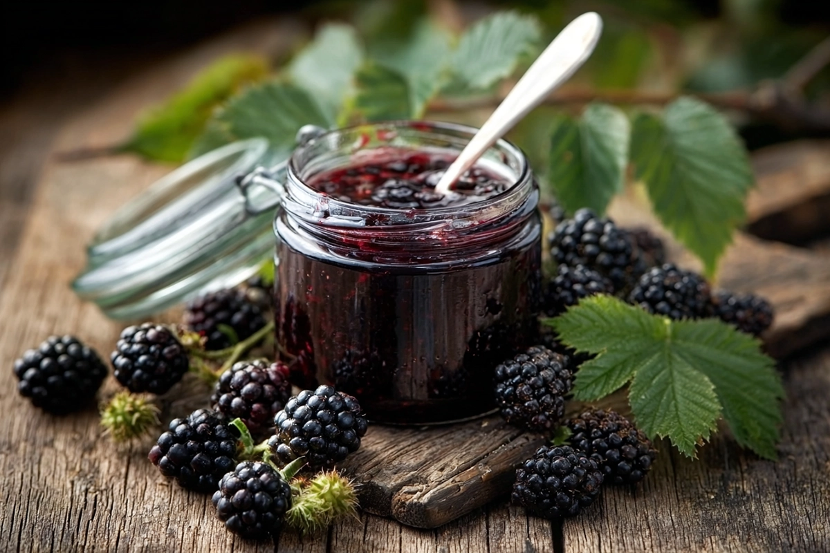 Confiture de mûres sauv