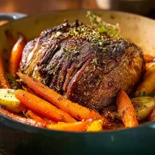 Jarret de bœuf aux carottes