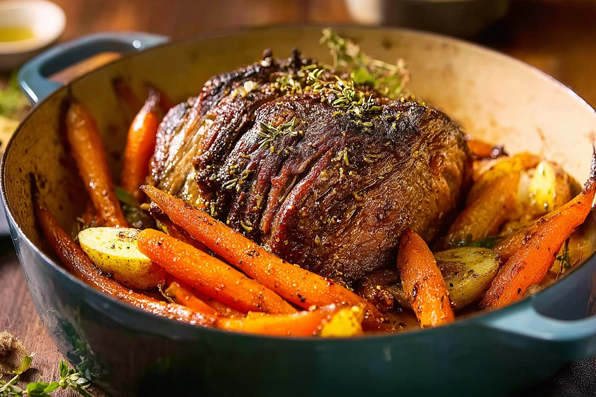 Jarret de bœuf aux carottes