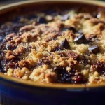 crumble poire-chocolat