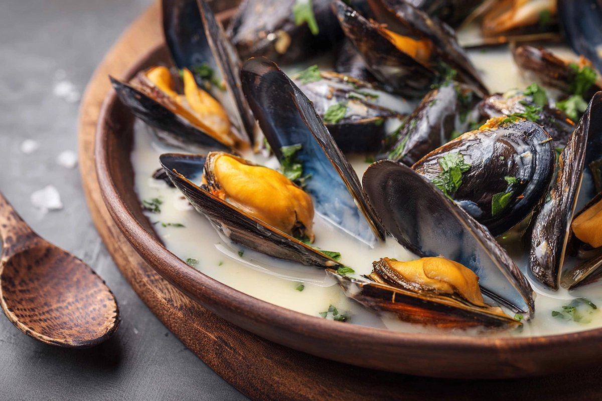 Moules à la crème super faciles
