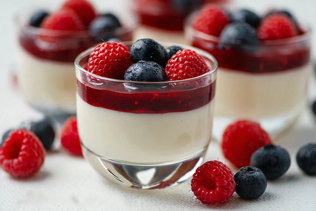 Recette Authentique de Panna Cotta aux Fruits Roug