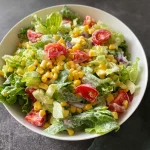 Salade composée concombre
