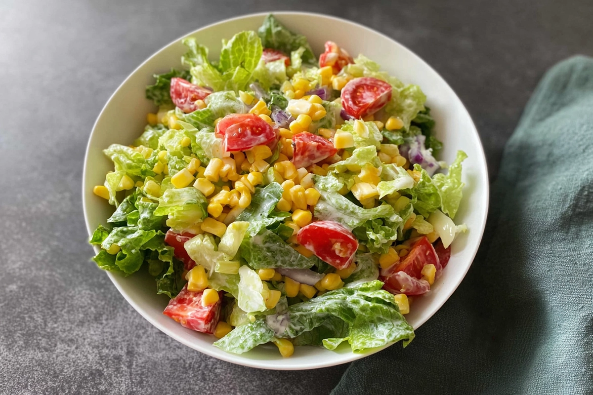 Salade composée concombre