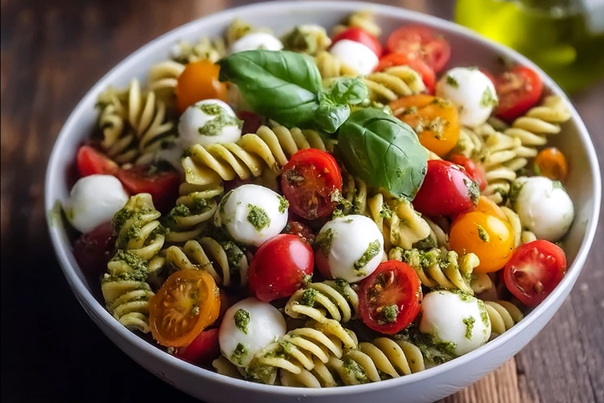 salade de pâtes au pesto